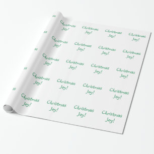 Papel De Presente Fonte Verde de Natal de Natal