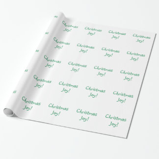 Papel De Presente Fonte Verde de Natal de Natal