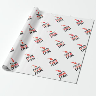Papel De Presente Fontes feitas sob encomenda do partido de
