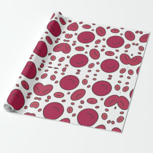 Papel De Presente Forma dos círculos geométricos design