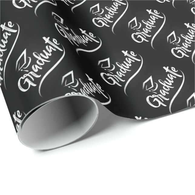 Papel De Presente Formando com Boné de formatura (Ponta do rolo)