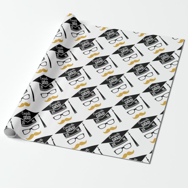Papel De Presente formando de felicitações 2018 (Desenrolado)
