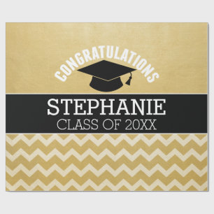 Papel De Presente Formando de parabéns - Graduação Personalizada