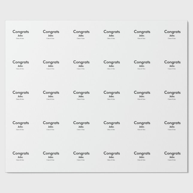 Papel De Presente formando nome de adicionar nome do garoto grava te (Aberto)