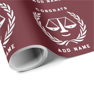 Papel De Presente formando personalizado da Faculdade de Direito