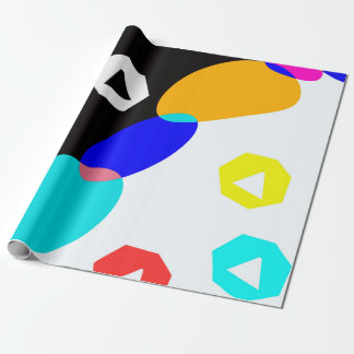 Papel De Presente Formas coloridas