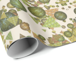 Papel De Presente Formas modernas e festivas com aspecto brilhante