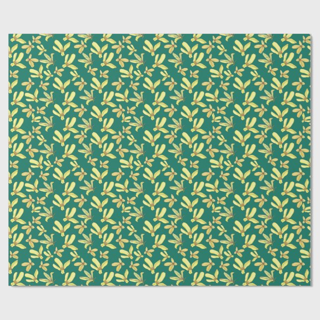 Papel De Presente Forsythia (Aberto)