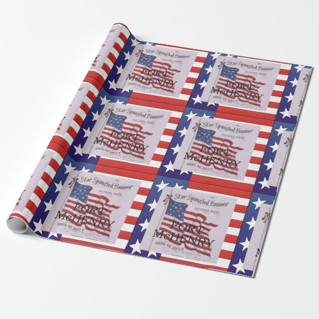 Papel De Presente Forte McHenry de ABH (Desenrolado)
