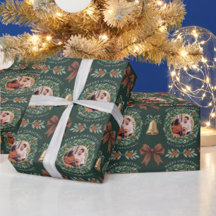 Papel De Presente Foto Botânica Feliz Natal