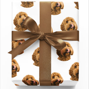 Papel De Presente Foto de animal de estimação personalizada   Person