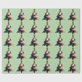 Papel De Presente Foto de Animal de Natal