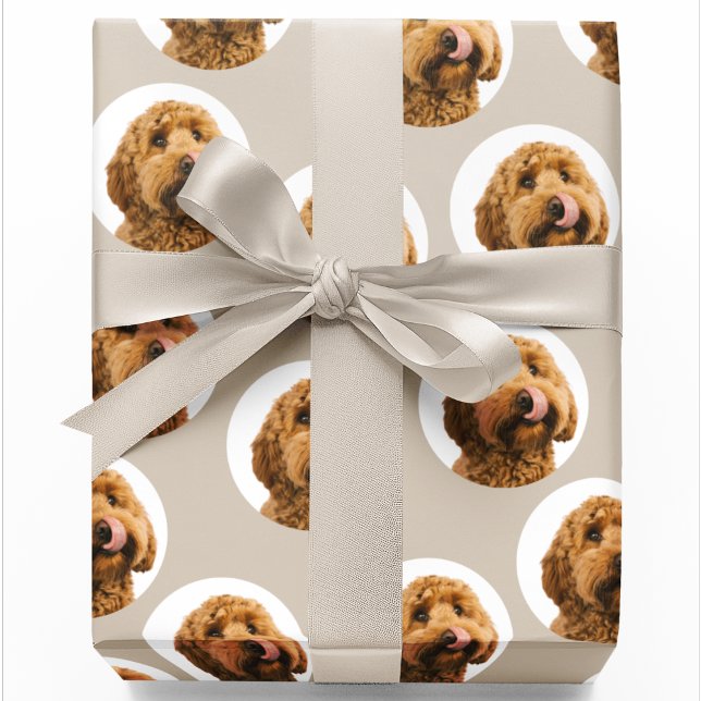Papel De Presente Foto de animal personalizada | Personalizada   (Criador carregado)