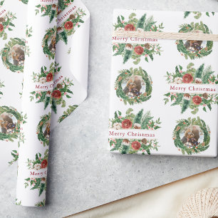 Papel De Presente Foto de Férias de Natal