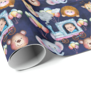 Papel De Presente Foto do comboio de escaravanas