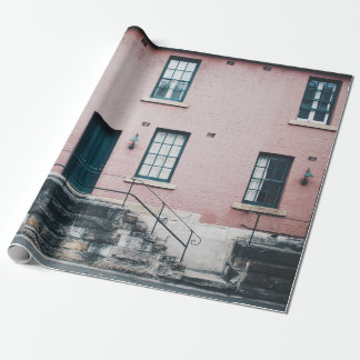 PAPEL DE PRESENTE FOTO DO EDIFÍCIO COM ESCADAS
