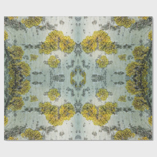 Papel De Presente Foto do Latido de Árvore Real Aspen - Amuleto Natu