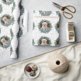 Papel De Presente Foto do seu Pet em Mortes de Natal