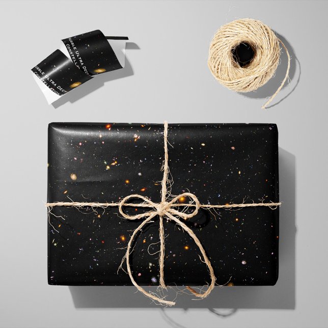 Papel De Presente Foto do telescópio Hubble Ultra Deep Field Galaxie (Criador carregado)