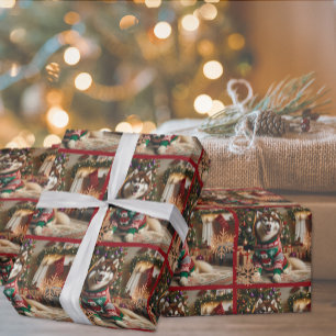 Papel De Presente Foto Floco de Neve