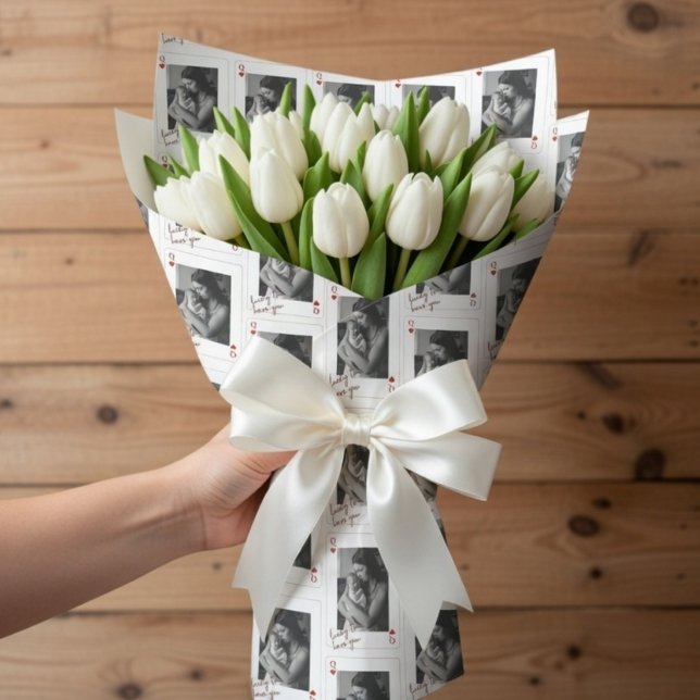 Papel De Presente Foto Personalizada do Dia das Mães (Criador carregado)