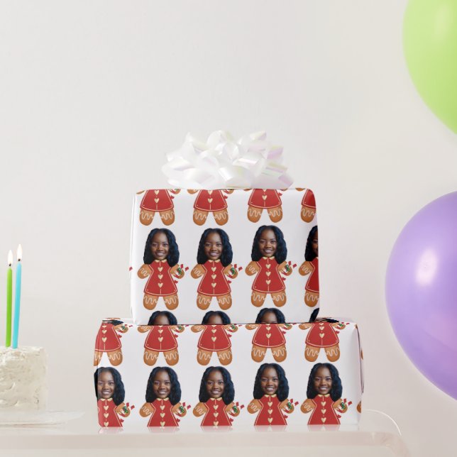 Papel De Presente Foto personalizada Pão-de-Pão-de-Pão-de-Pé-de-Nata (Presentes para festas)