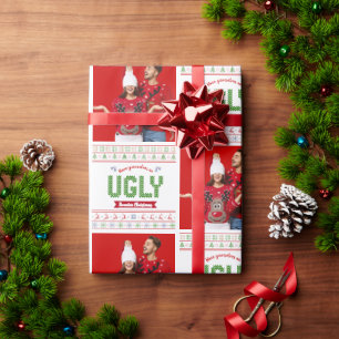 Papel De Presente Foto: Sweater Nórdico Red Green Knit