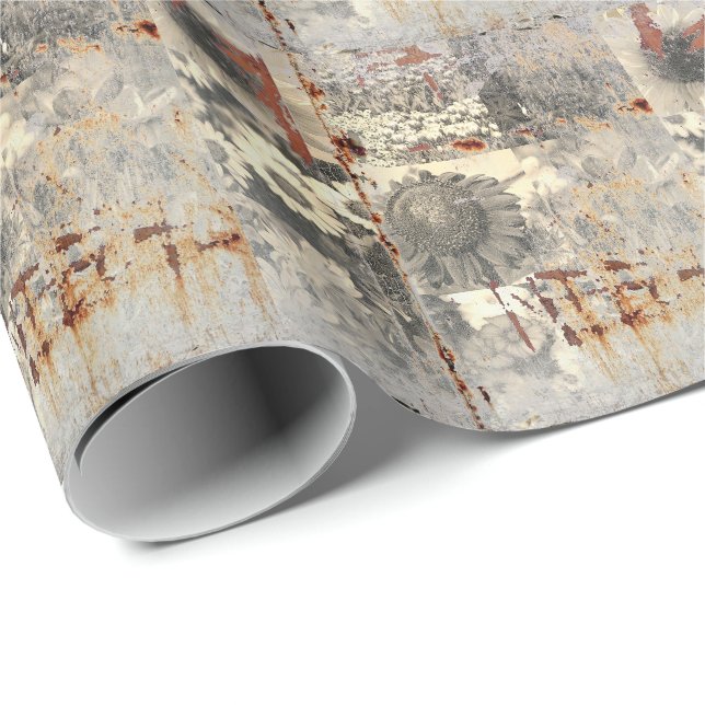 Papel De Presente Fotografia com Dobras de Presença Invisível 9 Foto (Ponta do rolo)