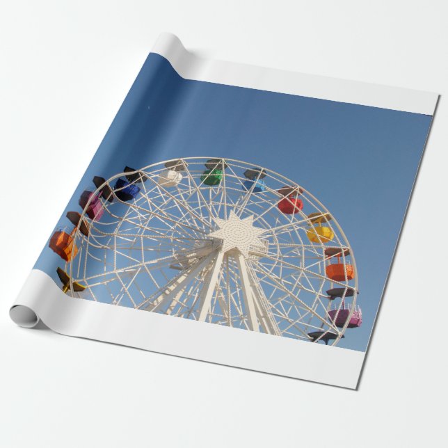 Papel De Presente Fotografia de vermes, roda-gigante (Desenrolado)
