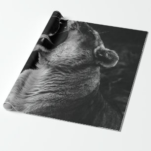 PAPEL DE PRESENTE FOTOGRAFIA EM GRAYSCALE DE SONHAGEM