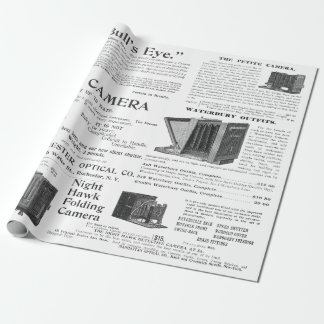 Papel De Presente Fotografia Fabulosa de Câmara Antica