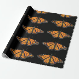 Papel De Presente Fotografia Laranja Borboleta Wing