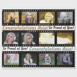 Papel De Presente Fotografias da Fita de Filme Quebra-Fotos