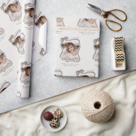 Papel De Presente Fotos Personalizadas de Arco de Formatura Tendênci