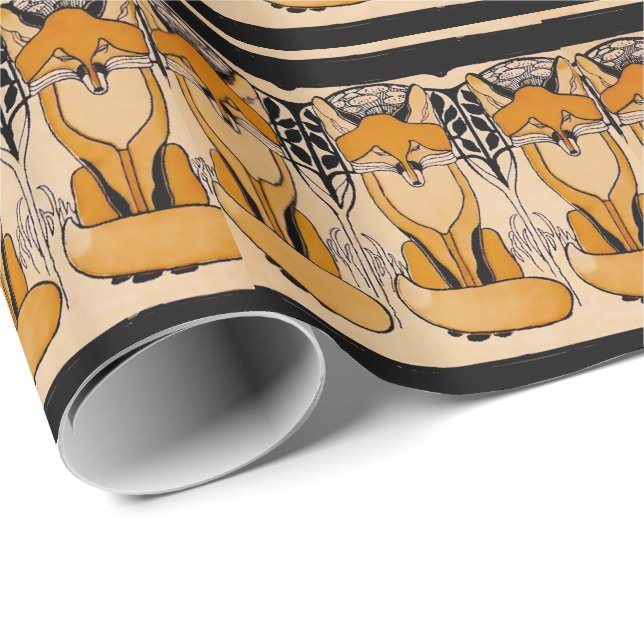 Papel De Presente Foxy (Ponta do rolo)