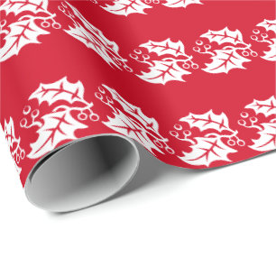 Papel De Presente Fragmentação de Natal - Holly