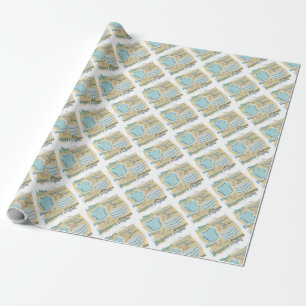 Papel De Presente Fralda Novo Bebê