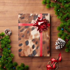 Papel De Presente Frangos Castanhos-Castanhos-Vedados