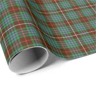 Papel De Presente Fraser Clan Hunting Tartan