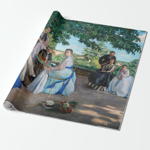 Papel De Presente Frédéric Bazille - A Reunião de Família