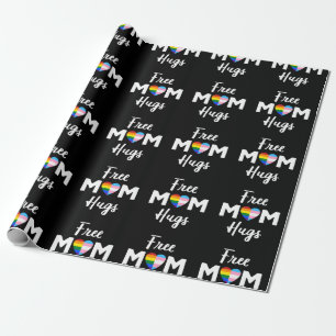 Papel De Presente Free Mãe Hugs II - Rainbow Gay Trans Pride