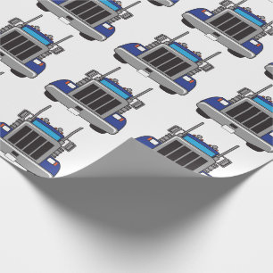 Papel De Presente Frente de Semi Caminhão