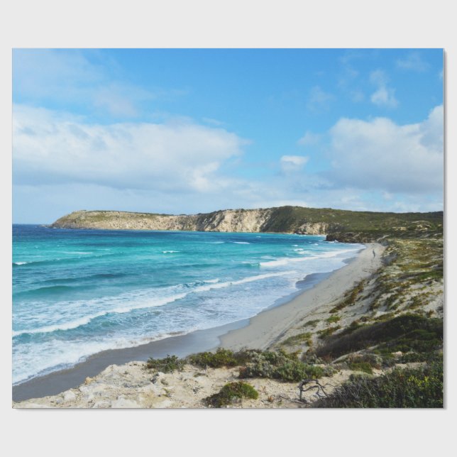Papel De Presente Frescos Oceânicos, (Aberto)