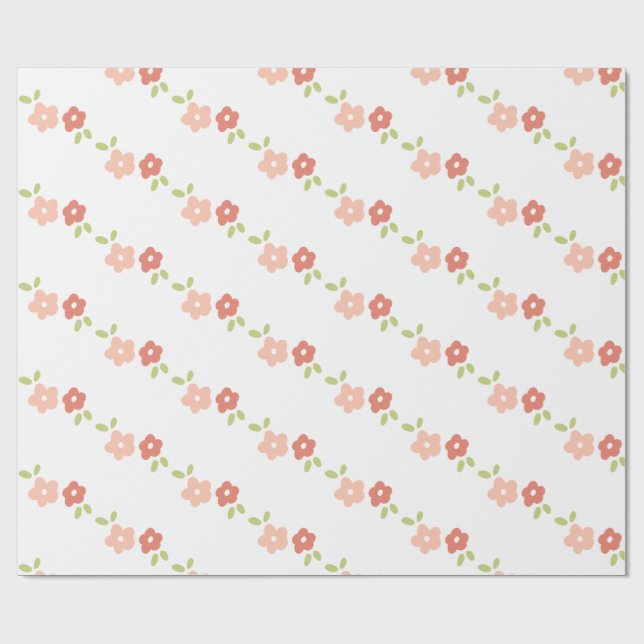 Papel De Presente Fresh Floral (Aberto)