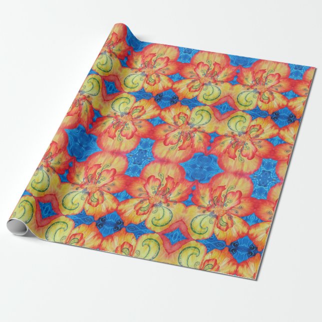 Papel De Presente Frieda e Geórgia (Desenrolado)