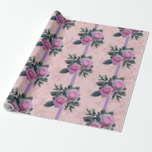 Friso Vintage Pink Roses Antiguamente Damask