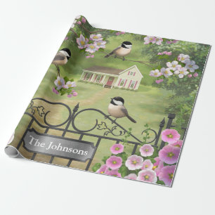 Papel De Presente Frota Flores Vitoriana