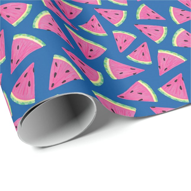Papel De Presente Fruity Watermelon Summer Standard (Ponta do rolo)