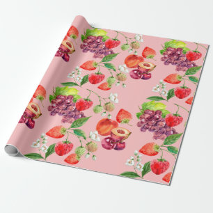 Papel De Presente Fruta