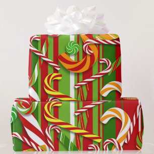Papel De Presente Fruta de Candy Candy Flavors Aroma de Natal